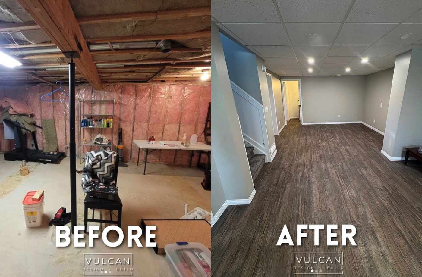 Finishing an Unfinished Basement Renovation Winnipeg