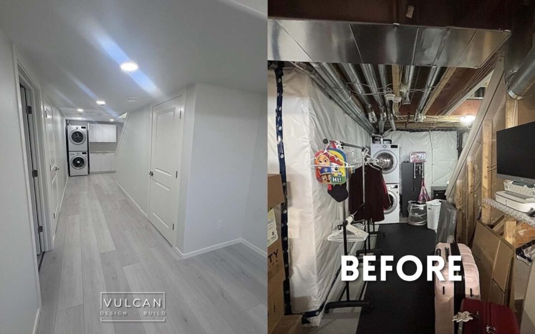 Basement Laundry Room Makeover
