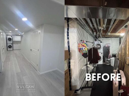 Basement Laundry Room Makeover