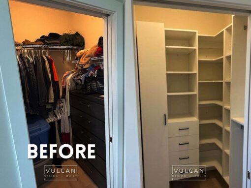Small Walk In Closet Renovation Winnipeg